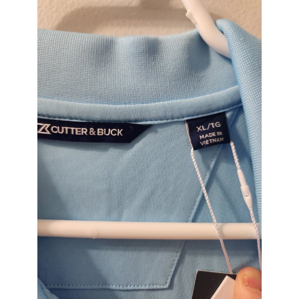 Cutter And Buck Polo XL New With Tag With Desjardins Logo On Sleeve - Picture 2 of 10
